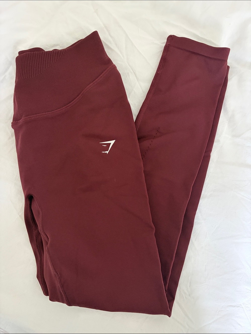 Gymshark Deep Burgundy Seamless Leggings
